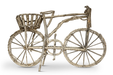 Vintage Tarahumara Made Twig Bicycle