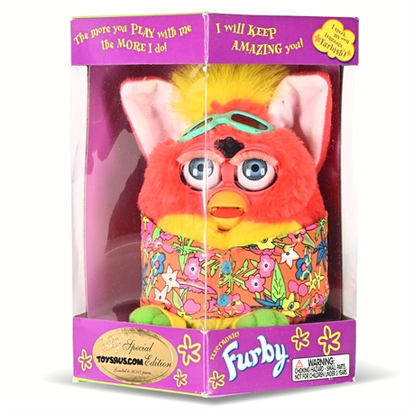 1999 Furby ToysRUs Tropical Special Edition 70-897 - New/Sealed