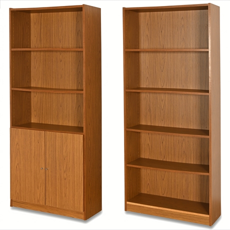 Pair of 6 ft Versatile Bookcases