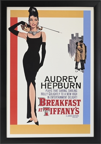 Breakfast at Tiffany's Framed Movie Poster Repro