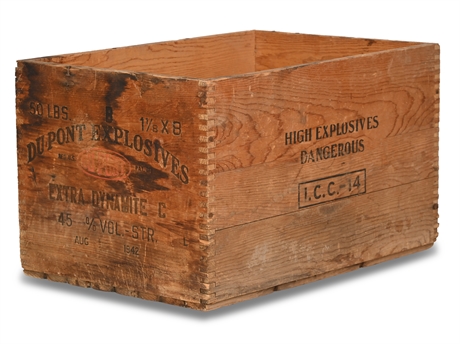 WWII Era Dynamite Crate