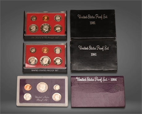 1980's US Mint Proof Sets