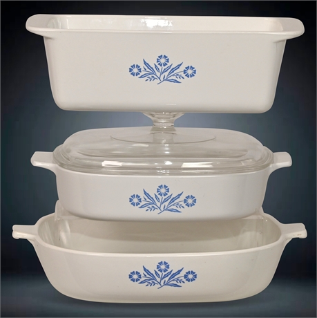 Corning Ware 'Blue Cornflower' Baking Dishes