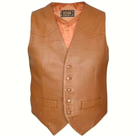 Outlaws Leather Fashion Leather Vest