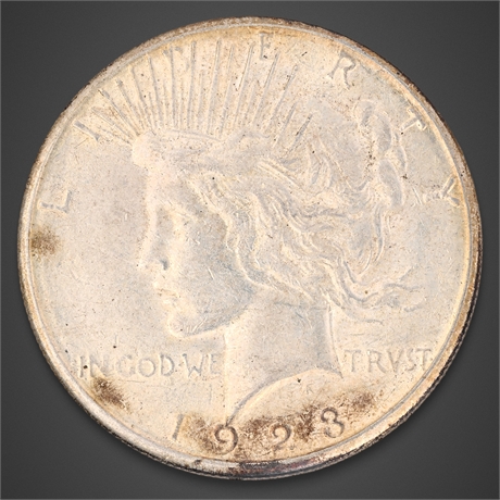 1923-S Peace Silver Dollar – San Francisco Mint – .900 Silver