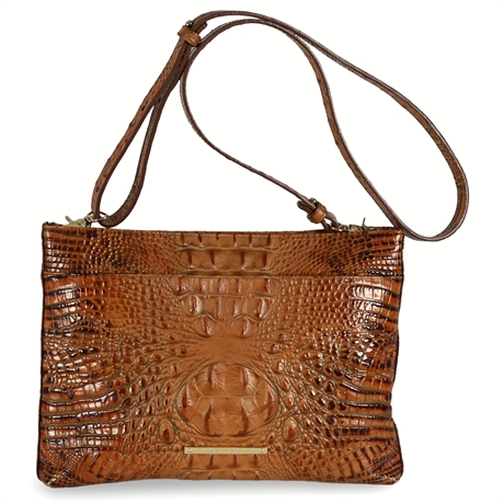 Brahmin Remy Toasted Almond Melbourne Leather Crossbody