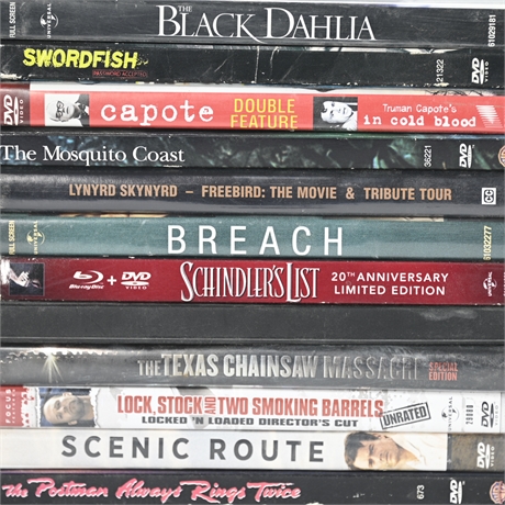 12 Drama DVD Movies