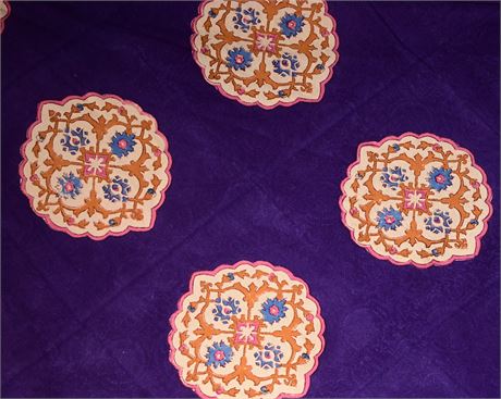 Saffron Marigold Oval Tablecloth