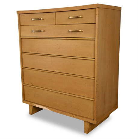 Century 1952 Mid-Century Dresser — Cedar Lined, 7 Drawers, As Is