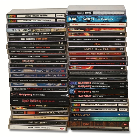 Ozzy Osbourne & Other Rock CDs