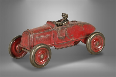 Antique Cast Iron Kenton Race Car