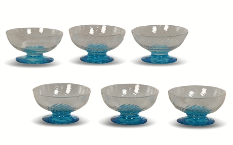 Swirl Footed Nut Cups