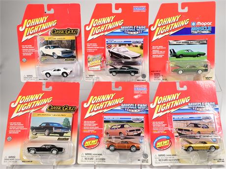 (6) Johnny Lightning Muscle Cars