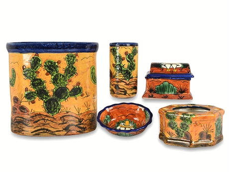 Talavera Ceramic Bathroom Set