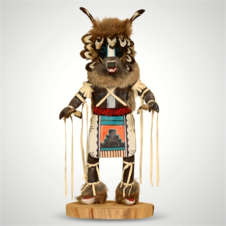 Vintage 15" Navajo 'Badger' Kachina by L.B.