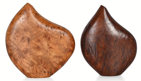 Pair of Handcrafted Bud Vases