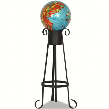 Blown Glass Globe Lamp
