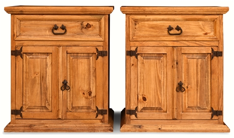 Pair Rustic Chests by Rusticos Sierra