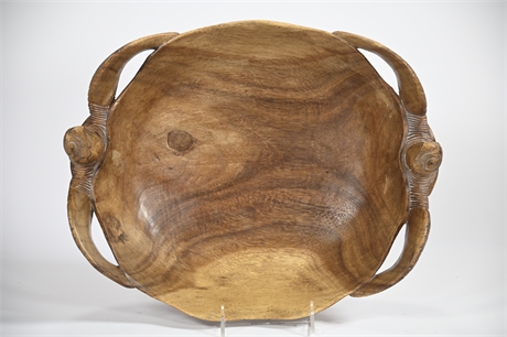 Hand Carved Sea Turtle Bowl