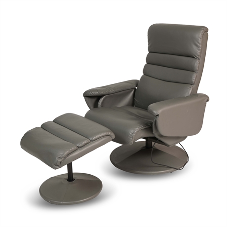 MCombo Recliner with Ottoman, Reclining Chair with Massage