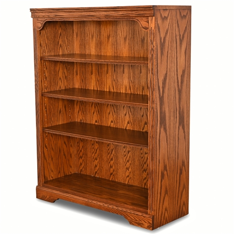 47" Oak Bookcase by Winners Only