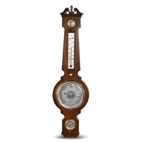 Vintage Springfield Barometer Weather Radio