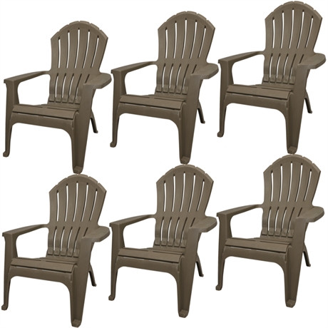 Six Adirondack Style Chairs by Addams
