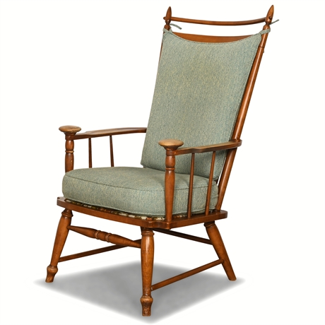 Mid-Century Maple Comb-Back Windsor Armchair – Rousseau Brothers Style