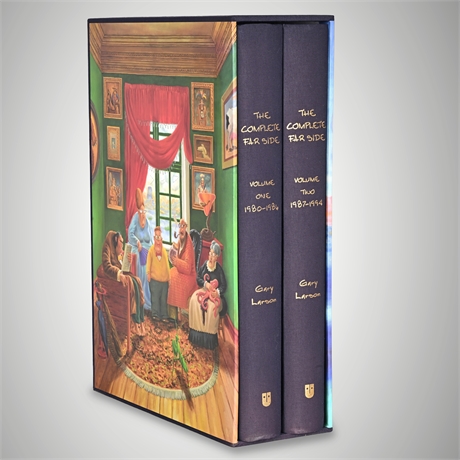 Gary Larson The Complete Far Side — 2003 1st Ed. 2-Vol. Slipcased Set