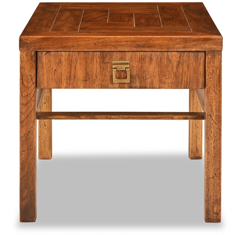 Drexel Campaign Style Side Table