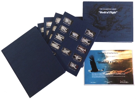 'World of Flight' .999 Silver Bar Collection by Hamilton Mint