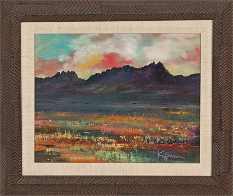 Kay Susin "Enchantment" Organ Mountain Landscape