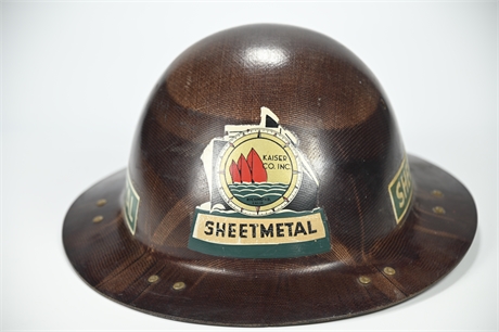Vintage Kaiser Fiberglass Hard Hat
