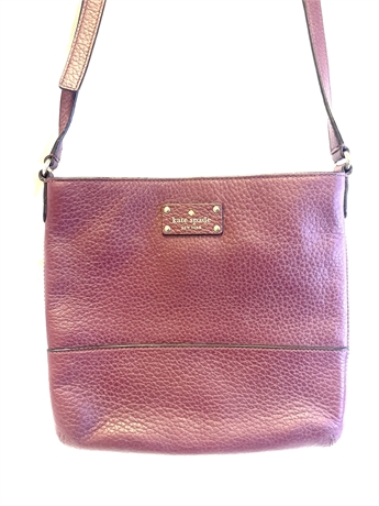 Kate Spade Burgundy Leather Purse