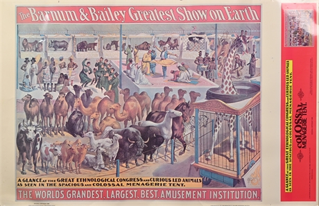 Barnum & Bailey Greatest Show on Earth Poster