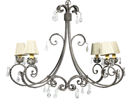 Curry and Company Iron Chandelier