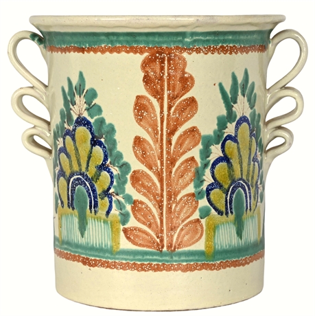 Gorky González Hand-Painted Guanajuato Ceramic Vessel