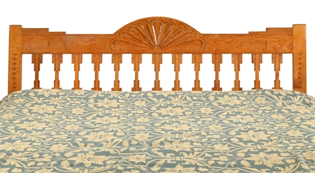 Santa Fe Custom Carved King Bed
