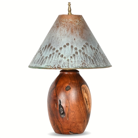 Mesquite Turned Lamp by Mesquite Turnings