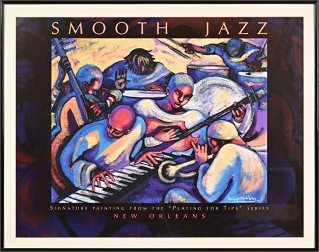 Smooth Jazz Framed Poster