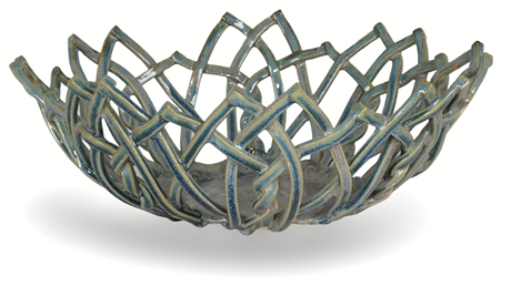 Rick Snow Twisted Ceramic Bowl