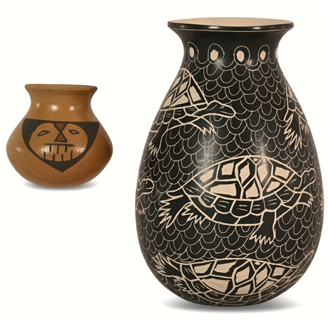 Irma Ledezma and Fito Tena Mata Ortiz Pottery