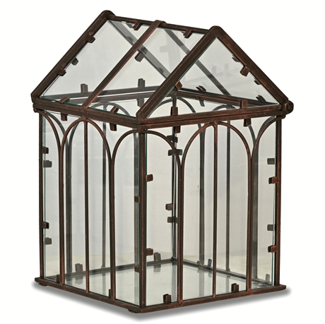 House Shaped Terrarium Display Case