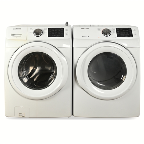 Samsung Smart Front Load Washer & Dryer Set