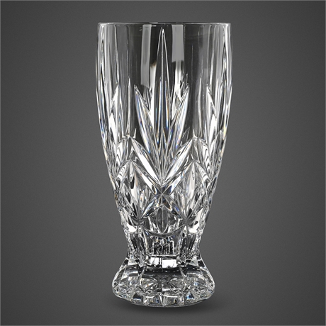 Cristal d'Arques Large 24% Lead Crystal Footed Vase