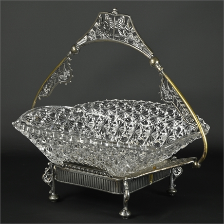 Derby Silver Co. Footed Basket