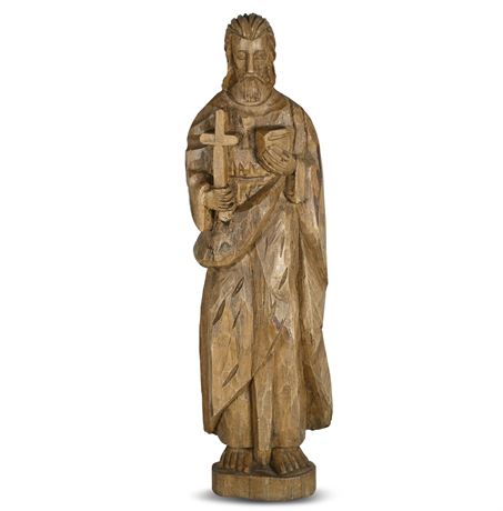 Hand Carved Jesus Sculpture