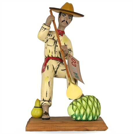 Najaco "Jimador" Ceramic Figurine – Handmade in Tonalá, Mexico