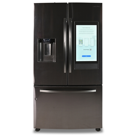 Samsung Black Stainless Steel 3-Door French Refrigerator