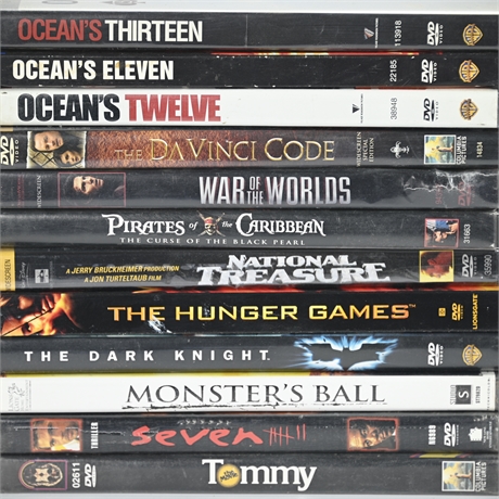 12 Action DVD Movies